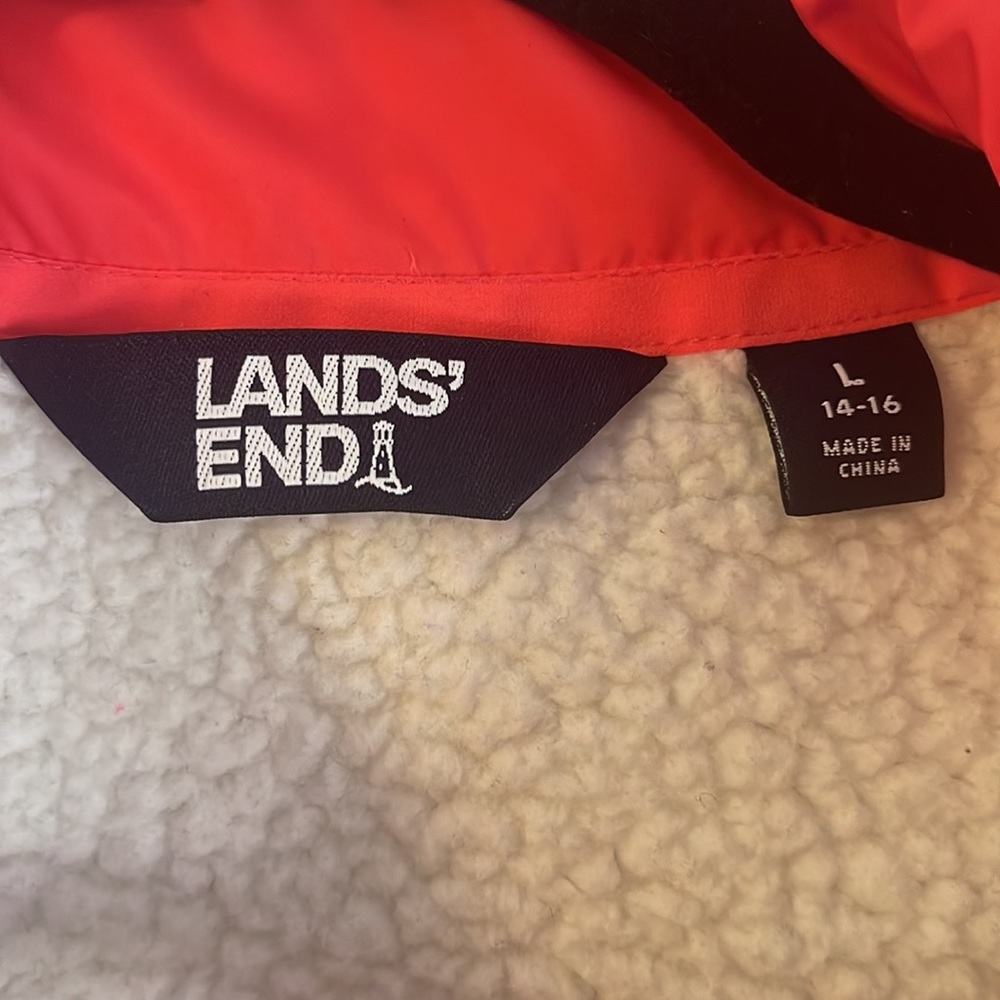 Lands End Fleece Lightweight Jacket - Picture 9 of 12